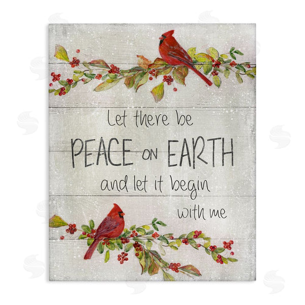 stupell industries Sally Swatland | Peace On Earth With Me Wall Art
