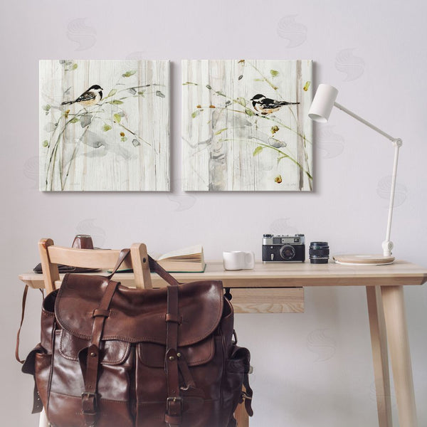 Stupell Industries Sally Swatland | Perched Birds Country Botanicals Wall Art