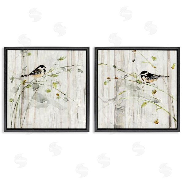 Stupell Industries Sally Swatland | Perched Birds Country Botanicals Wall Art