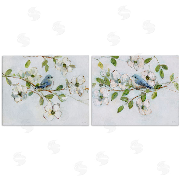 stupell industries Sally Swatland | Perched Bluebirds on Branch
