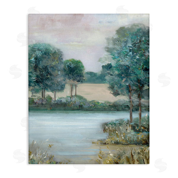 stupell industries Sally Swatland | River Marsh in Forest