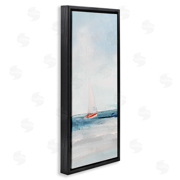 Stupell Industries Sally Swatland | Sailboat In Distance Wall Art