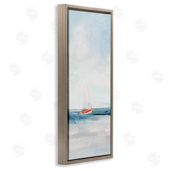Stupell Industries Sally Swatland | Sailboat In Distance Wall Art