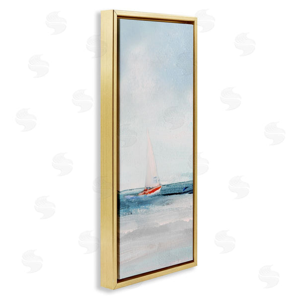 Stupell Industries Sally Swatland | Sailboat In Distance Wall Art