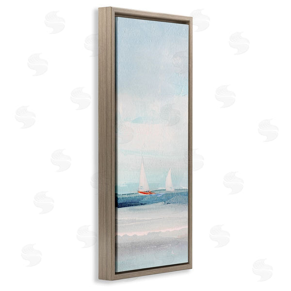 Stupell Industries Sally Swatland | Sailboat Pair Floating Wall Art