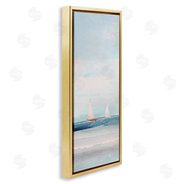 Stupell Industries Sally Swatland | Sailboat Pair Floating Wall Art