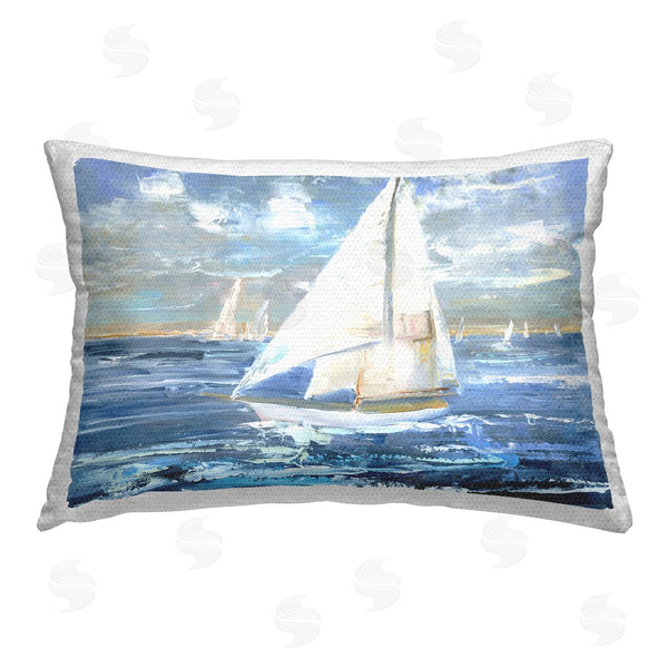 Stupell Industries Sally Swatland | Sailing Choppy Waves