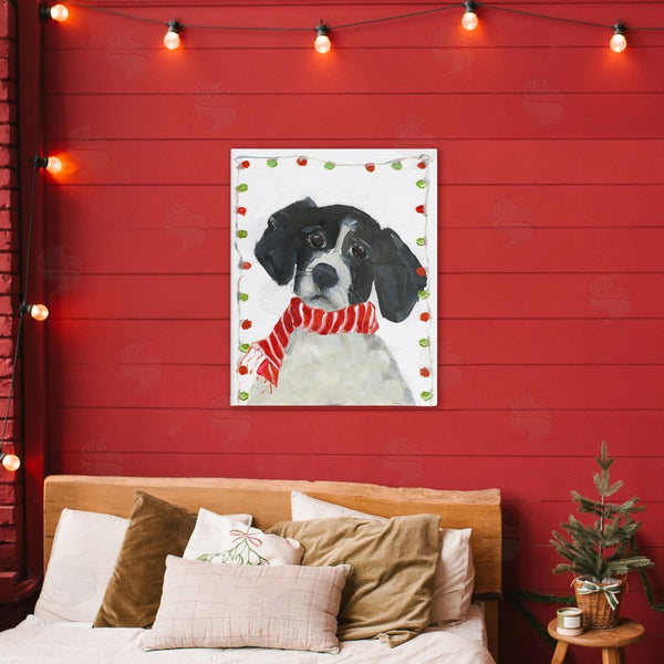 Stupell Industries Sally Swatland | Santa Paws Dog Wall Art