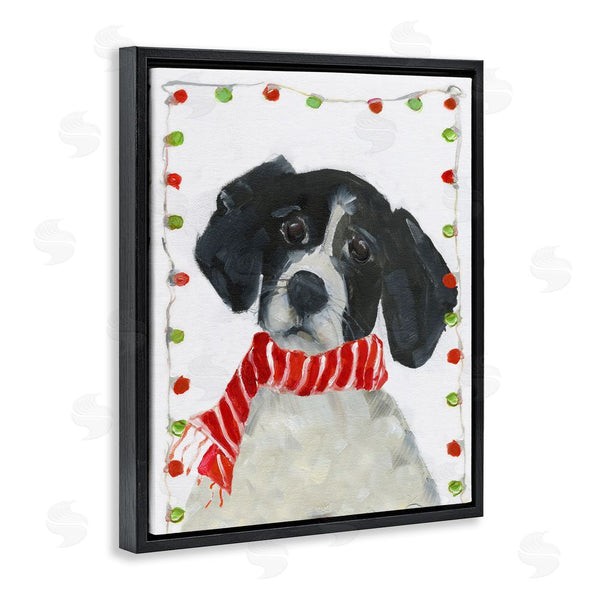 Stupell Industries Sally Swatland | Santa Paws Dog Wall Art