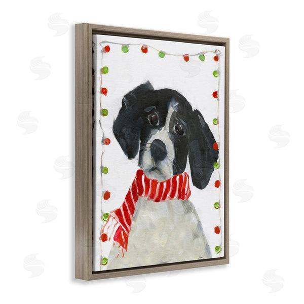 Stupell Industries Sally Swatland | Santa Paws Dog Wall Art