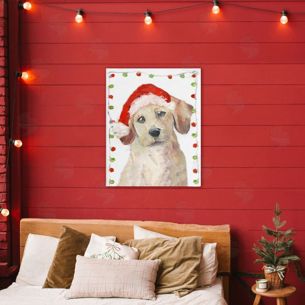 Stupell Industries Sally Swatland | Santa Paws Pup Wall Art
