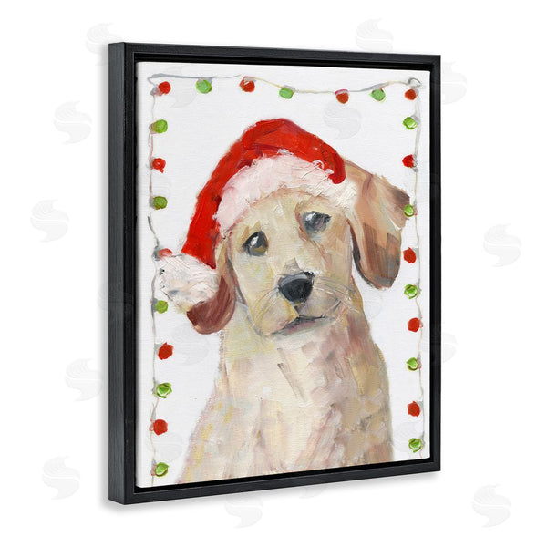 Stupell Industries Sally Swatland | Santa Paws Pup Wall Art