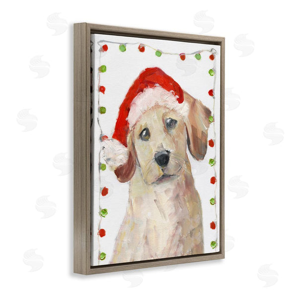 Stupell Industries Sally Swatland | Santa Paws Pup Wall Art