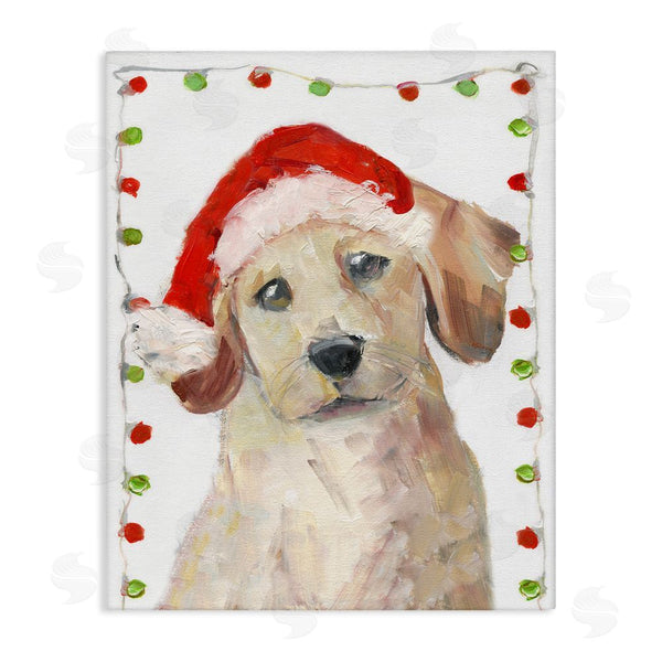 stupell industries Sally Swatland | Santa Paws Pup Wall Art