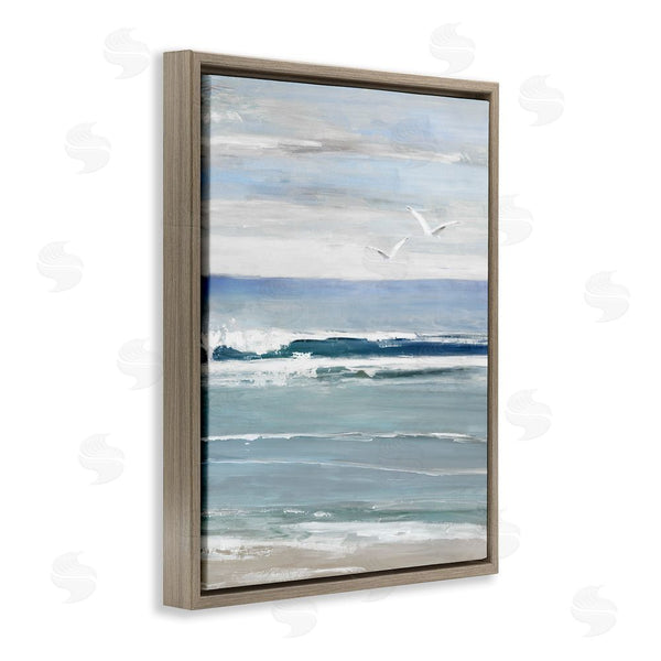 Stupell Industries Sally Swatland | Seagulls Over Shore Wall Art