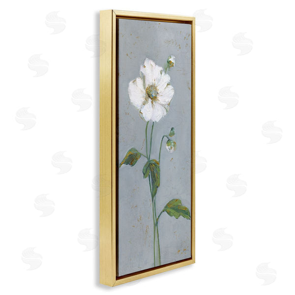 Stupell Industries Sally Swatland | Simple Bloom On Blue