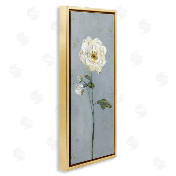 Stupell Industries Sally Swatland | Simple Flower On Blue