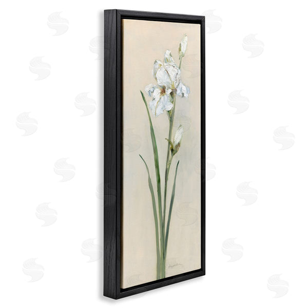 Stupell Industries Sally Swatland | Simple Iris On Beige Wall Art