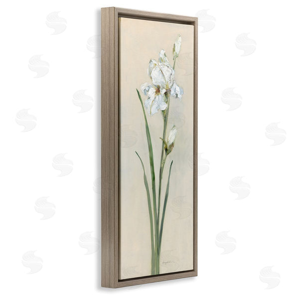 Stupell Industries Sally Swatland | Simple Iris On Beige Wall Art