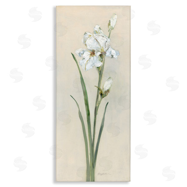 stupell industries Sally Swatland | Simple Iris on Beige Wall Art