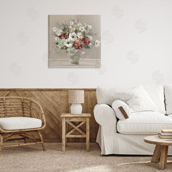 Stupell Industries Sally Swatland | Simply Happy Bouquet On Beige
