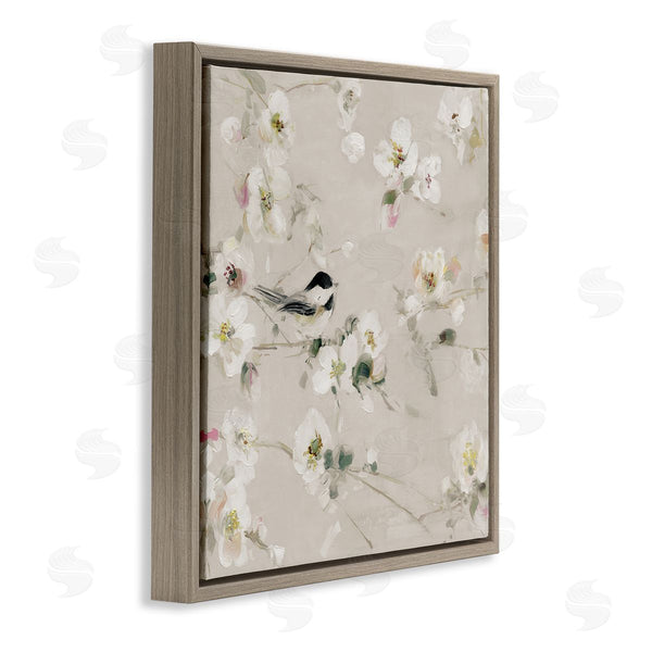 Stupell Industries Sally Swatland | Soft Apple Blossom Bird