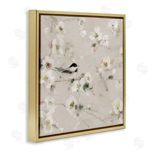 Stupell Industries Sally Swatland | Soft Apple Blossom Bird