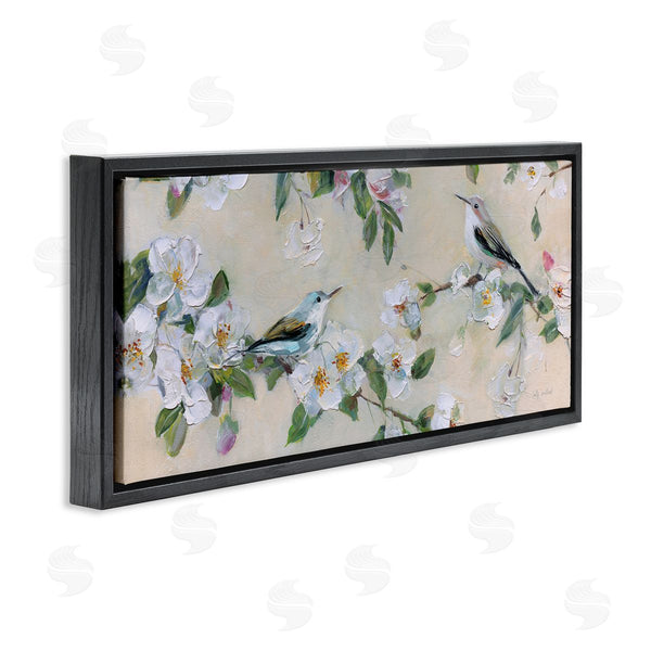 Stupell Industries Sally Swatland | Sparrows & White Apple Blossoms