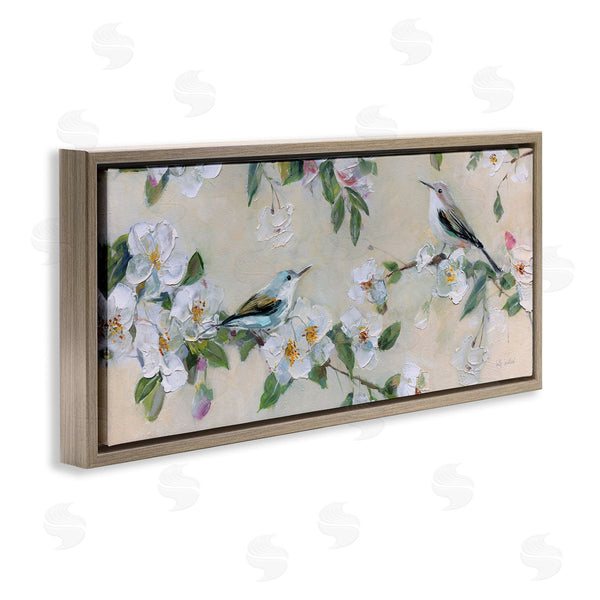 Stupell Industries Sally Swatland | Sparrows & White Apple Blossoms