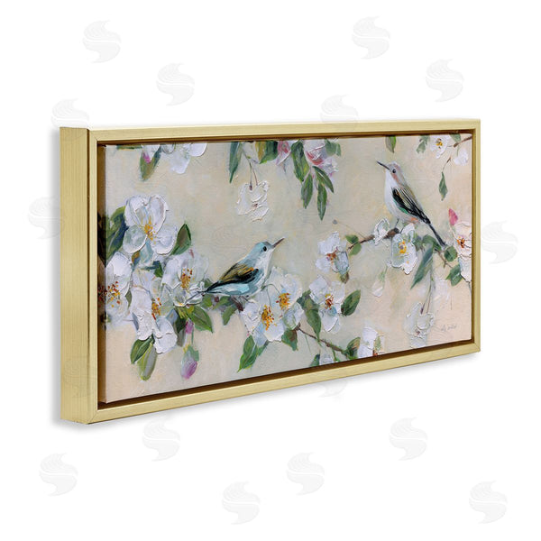 Stupell Industries Sally Swatland | Sparrows & White Apple Blossoms