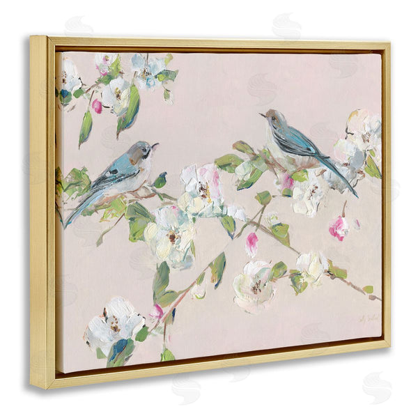 Stupell Industries Sally Swatland | Spring Apple Blossoms & Birds