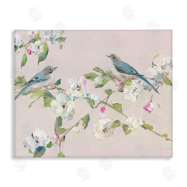 stupell industries Sally Swatland | Spring Apple Blossoms & Birds