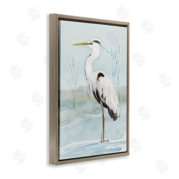 Stupell Industries Sally Swatland | Standing White Egret Wall Art