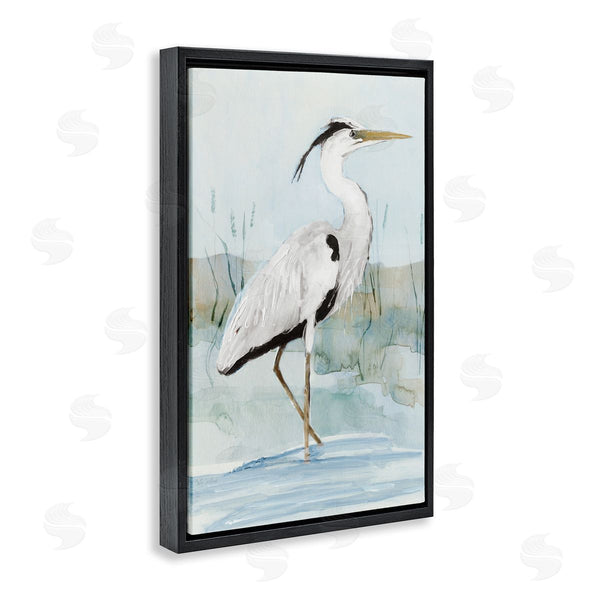 Stupell Industries Sally Swatland | Stepping White Egret Wall Art