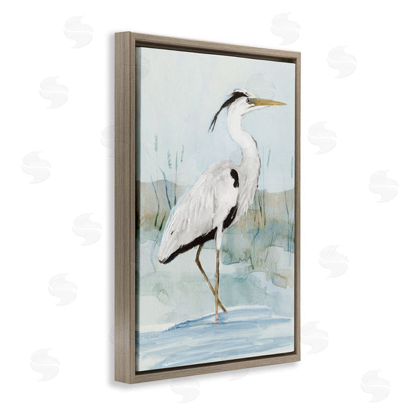 Stupell Industries Sally Swatland | Stepping White Egret Wall Art