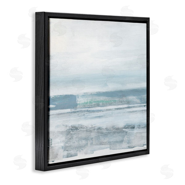 Stupell Industries Sally Swatland | Stormy Blue Grey Ocean