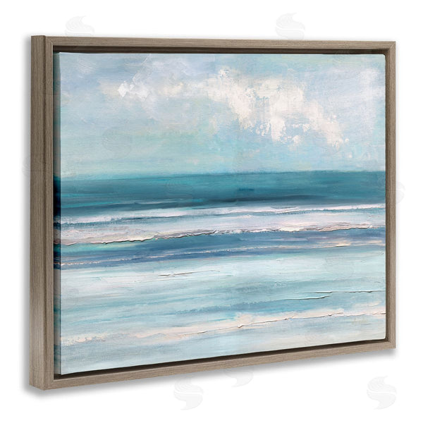 Stupell Industries Sally Swatland | Streaked Ocean Shore