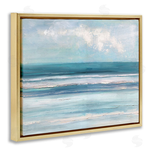 Stupell Industries Sally Swatland | Streaked Ocean Shore