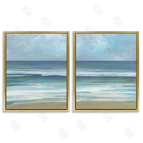 Stupell Industries Sally Swatland | Summer Shore Coastline
