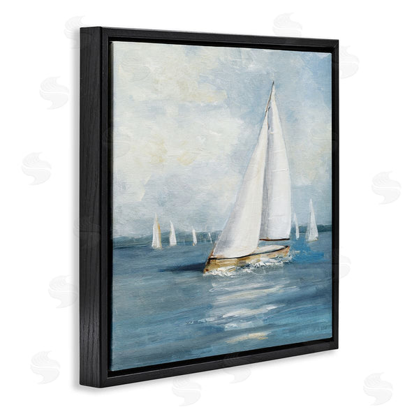 Stupell Industries Sally Swatland | Swaying Sailboat Vessel