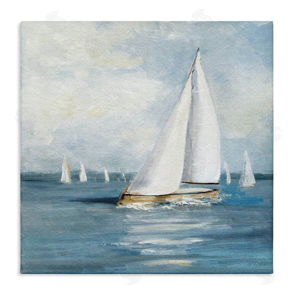 stupell industries Sally Swatland | Swaying Sailboat Vessel