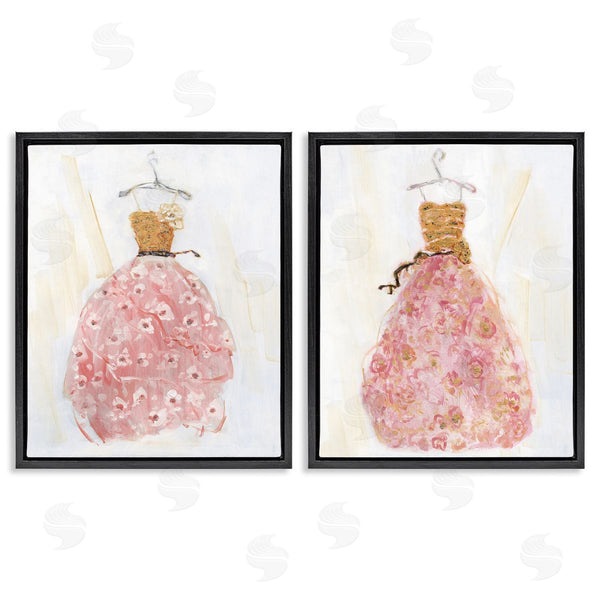 Stupell Industries Sally Swatland | Trendy Gowns With Flower Details