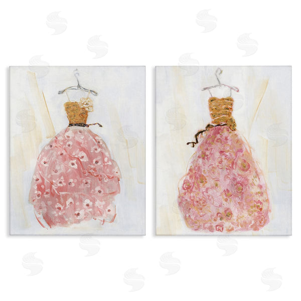 stupell industries Sally Swatland | Trendy Gowns with Flower Details