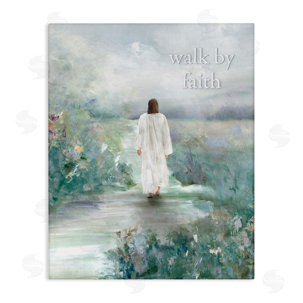 stupell industries Sally Swatland | Walk By Faith Prayer