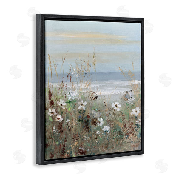 Stupell Industries Sally Swatland | Wild Flower Coastline Painting