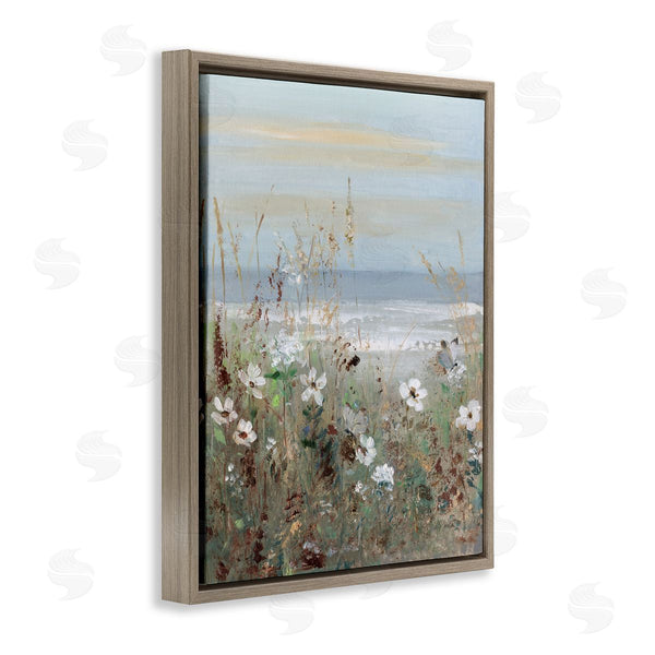 Stupell Industries Sally Swatland | Wild Flower Coastline Painting