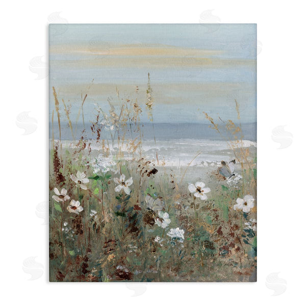stupell industries Sally Swatland | Wild Flower Coastline Painting