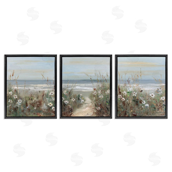 Stupell Industries Sally Swatland | Wildflower Coastline Landscape
