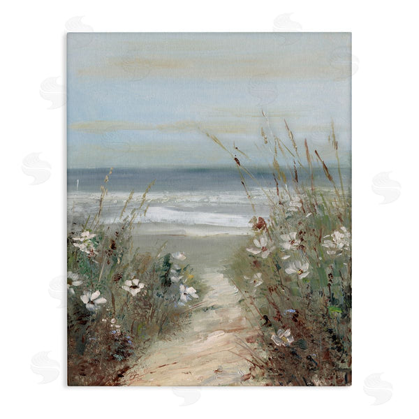 stupell industries Sally Swatland | Wildflower Coastline Path