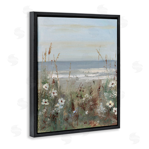 Stupell Industries Sally Swatland | Wildflower Coastline Scene